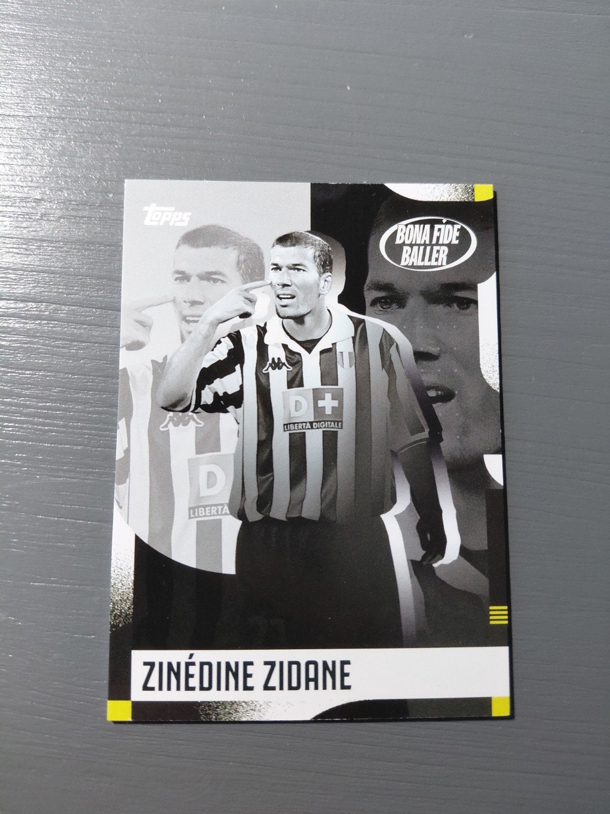 zinedine zidane (bona fide baller) topps juventus, Verzamelen, Ophalen of Verzenden, Nieuw, Buitenlandse clubs, Spelerskaart