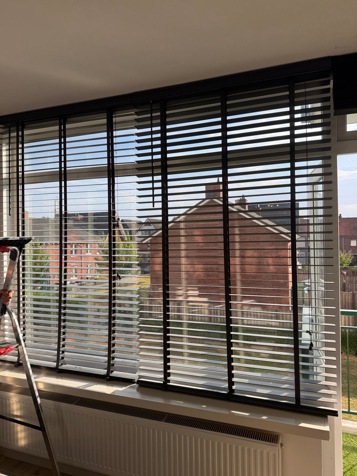 Mat Zwarte Kunststof Shutters bieden, Ophalen, Gebruikt, Zwart, Kunststof