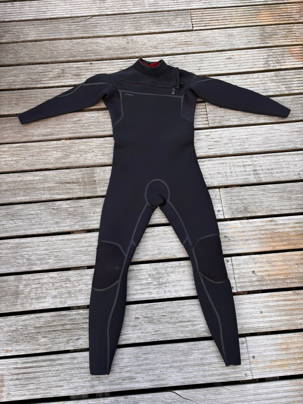 Wetsuit ONeill heren HYPERFREAK FIRE 5/4MM+ CHEST ZIP, Watersport en Boten, Watersportkleding, Ophalen of Verzenden, Zo goed als nieuw