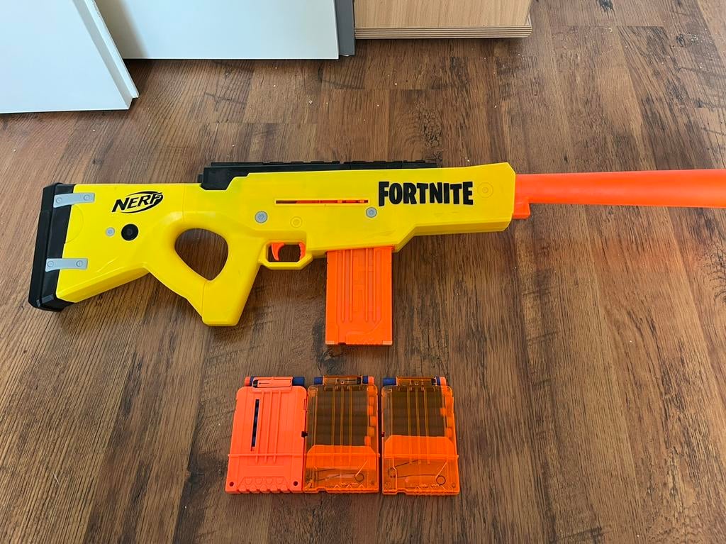 Nerf en xshot geweren, Ophalen, Gebruikt