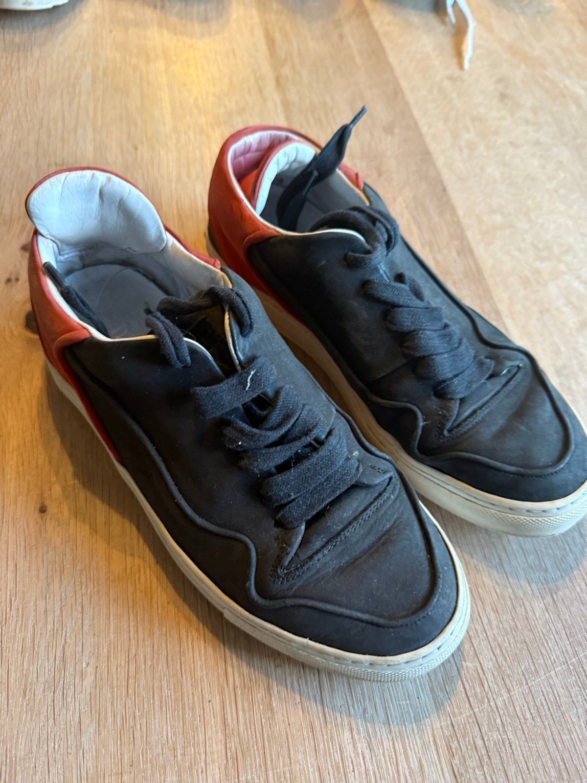 Mason Garments Sneakers Zwart/Rood, Ophalen of Verzenden, Gedragen, Zwart