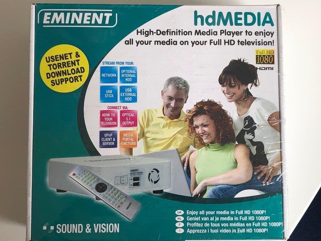 Eminent EM7070 HD Media Player, Ophalen, Nieuw, HDMI, 500 tot 1500 GB