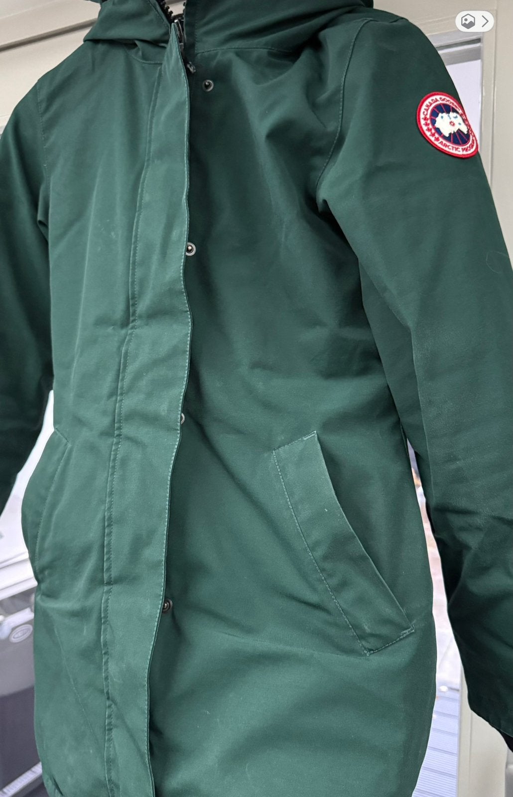 Canada Goose XS, Ophalen of Verzenden, Zo goed als nieuw, Maat 34 (XS) of kleiner, Groen