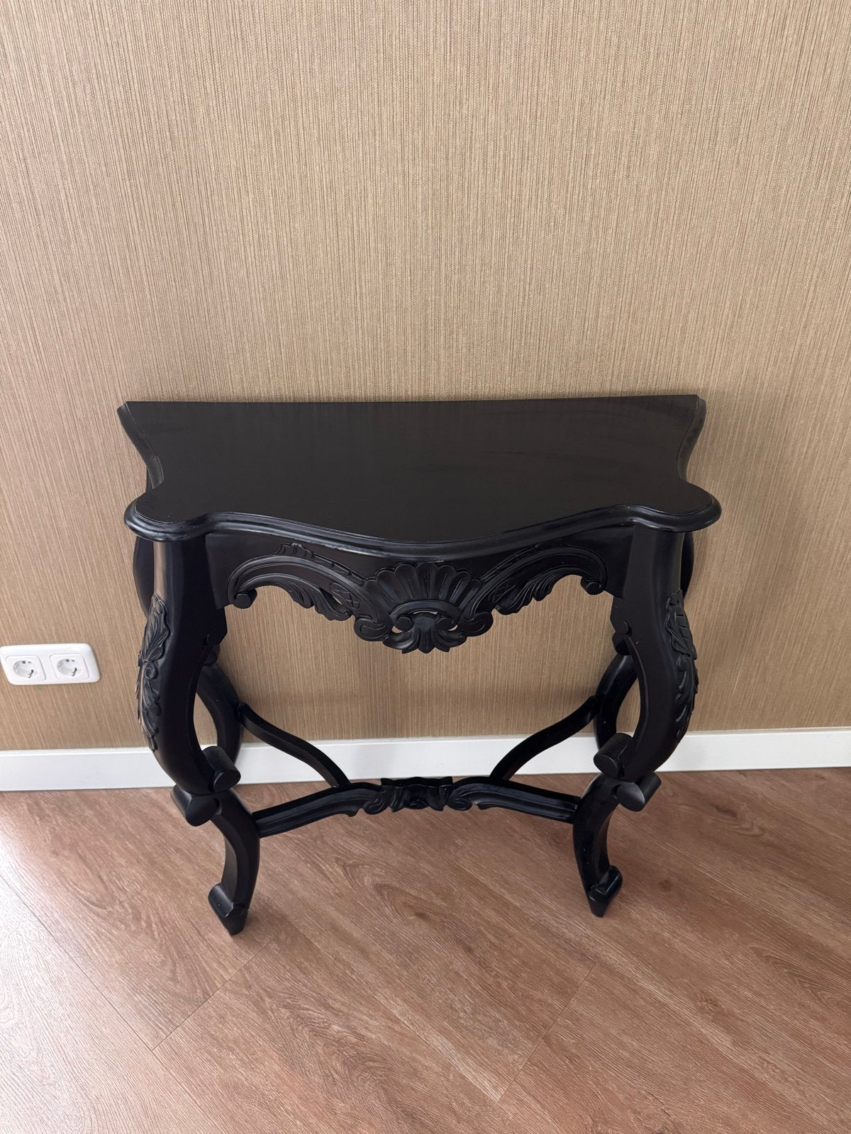 Zwarte sidetable / dressoir / bijzettafel, Huis en Inrichting, Ophalen, 50 tot 100 cm, Zo goed als nieuw, Overige vormen