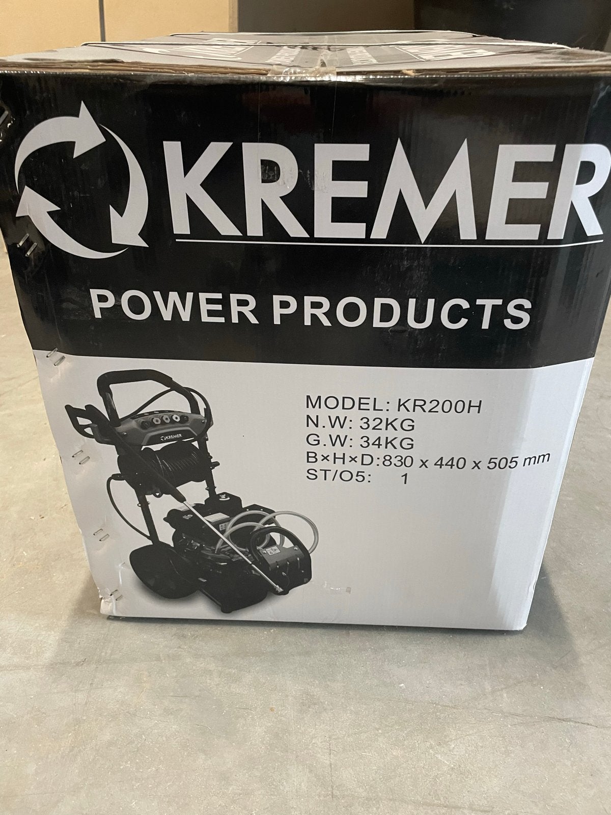 Kremer Power Products Hogedrukreiniger KR200H Benzine, Ophalen, Nieuw, Benzine