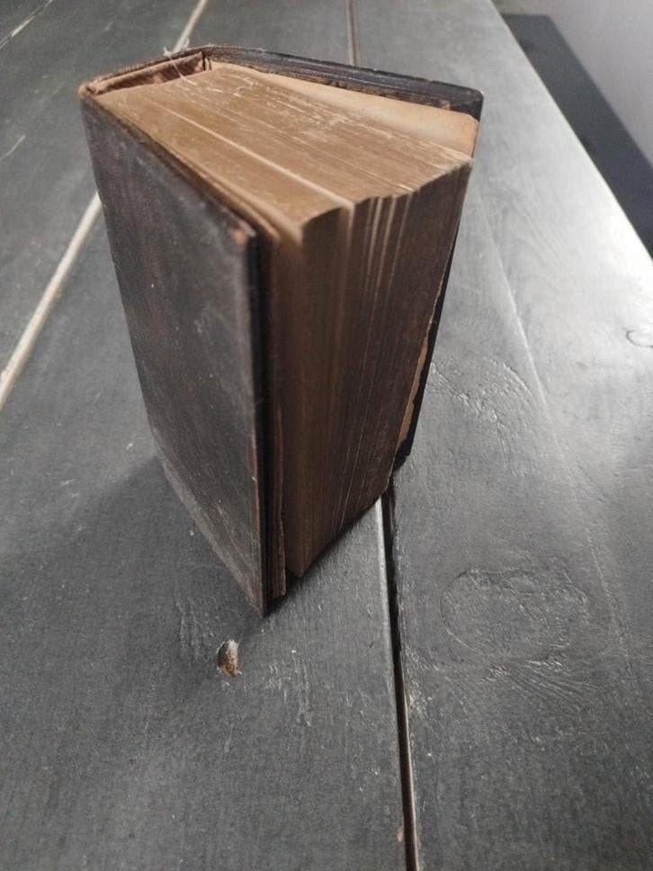 Antieke bijbel met psalmen, Boeken, Ophalen of Verzenden, Gelezen