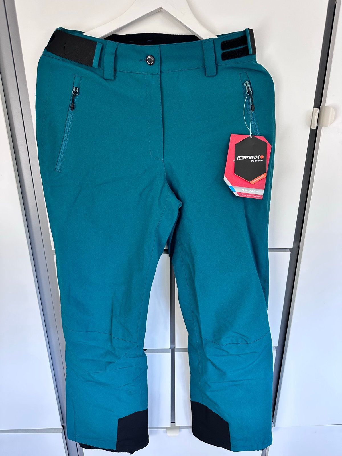 Nieuwe Icepeak skibroek, maat 38, antique green, Ophalen of Verzenden, Nieuw, Maat 38/40 (M), Broek