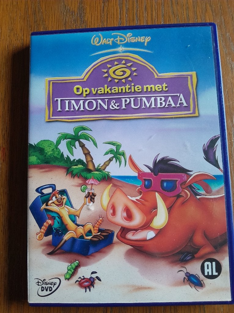 Op vakantie met Timon & Pumba Walt disney dvd, Alle leeftijden, Ophalen of Verzenden, Gebruikt, Europees