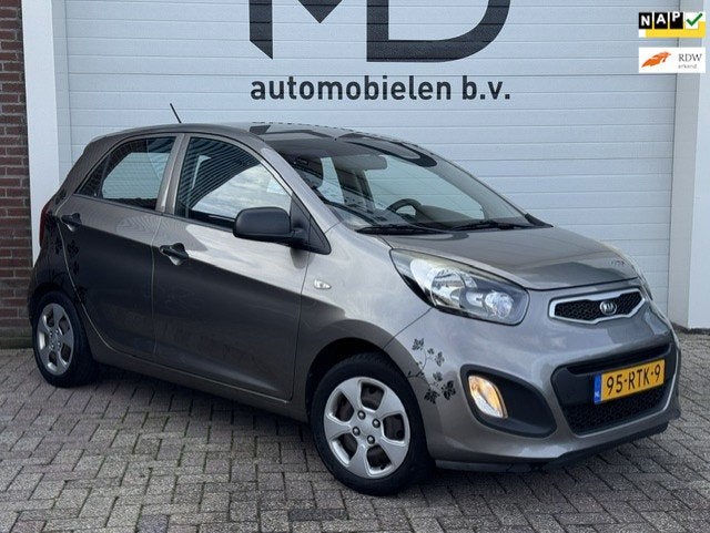 Kia Picanto 1.0 CVVT - Nieuwe APK -2e eigenaar - 5 deurs-NAP, Auto's, Voorwielaandrijving, Euro 5, Stof, Gebruikt