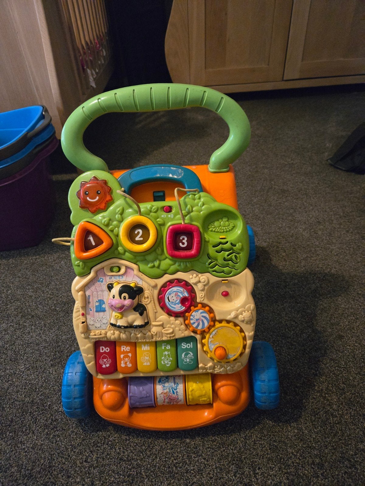 VTech Loopwagen met Licht en Geluid, Ophalen, Gebruikt, Overige typen, Met licht
