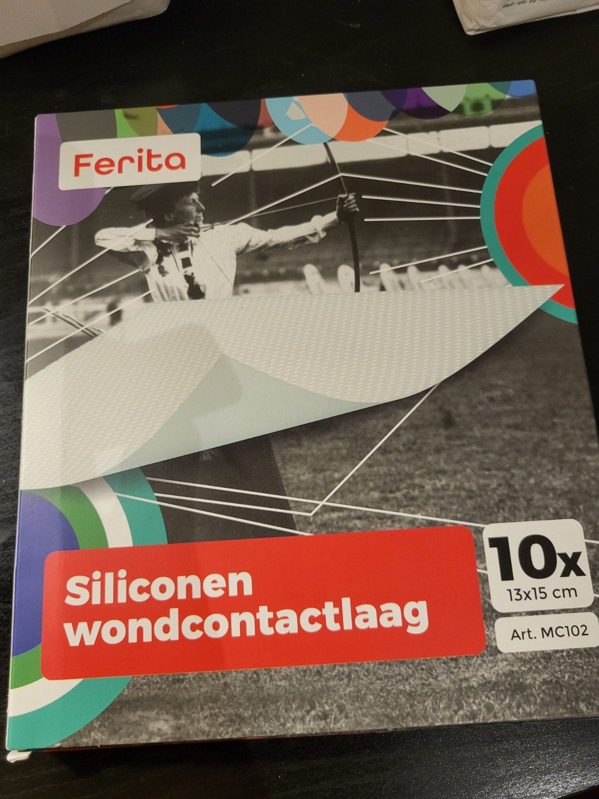 ferita siliconen wondcontactlaag 13×15 cm 2 pakken 10 euro, Ophalen, Nieuw