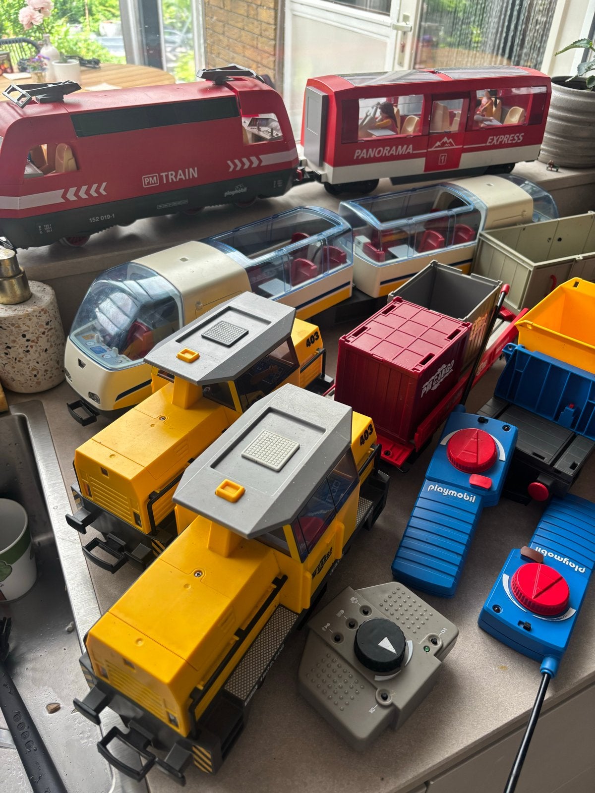 Grote Playmobil Rc Trein Collectie  Rails en Afstandsbedieni, Ophalen, Gebruikt, Complete set, Overige typen