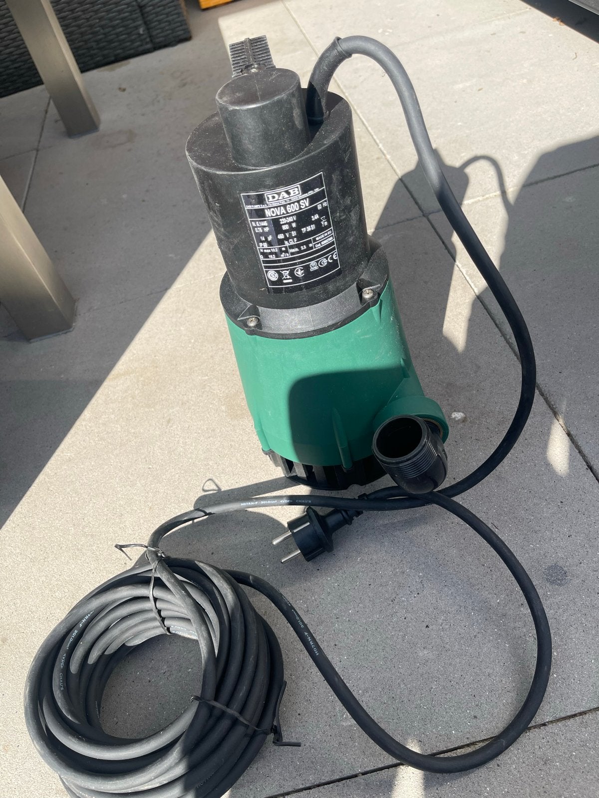 DAB NOVA 600 SV Dompelpomp - Krachtige Waterpomp, Tuin en Terras, Waterpompen, Gebruikt, Elektrisch, Dompelpomp, Ophalen