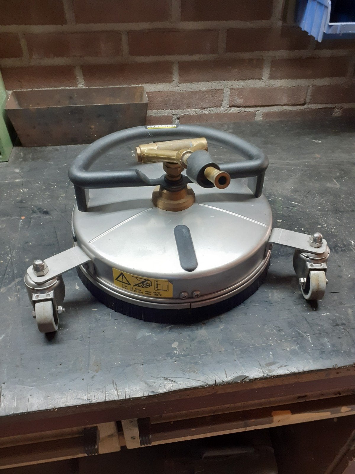Rvs terrasreiniger type fr 30, Ophalen of Verzenden, Zo goed als nieuw, Elektrisch, Karcher