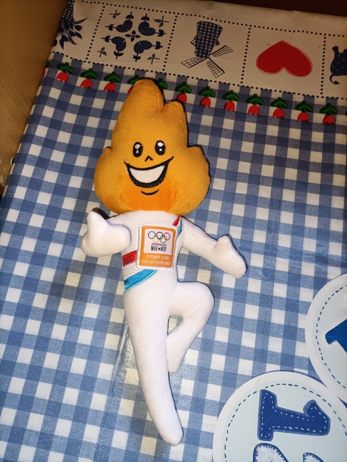 Fakkel knuffel Olympische spelen NOC NSF Unilever, Ophalen of Verzenden, Zo goed als nieuw, Overige typen