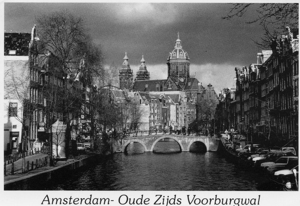 AMSTERDAM Oude Zijds Voorburgwal, Verzenden, 1940 tot 1960, Ongelopen, Noord-Holland