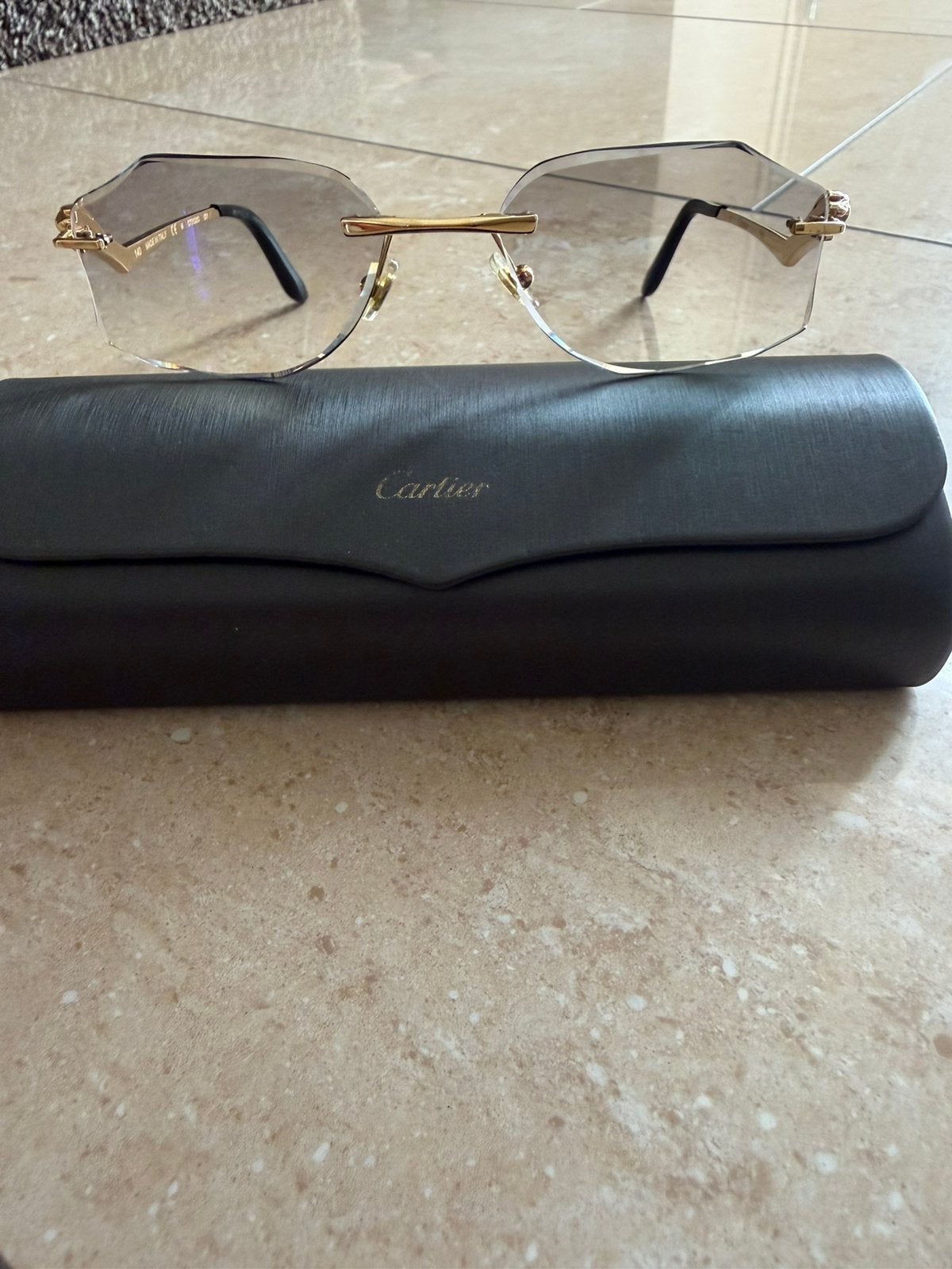 Cartier bril full daimond cut, Ophalen of Verzenden, Zo goed als nieuw, Bril, Overige merken