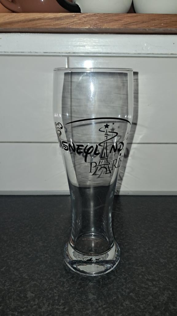 Groot Disneyland Parijs Glas - Verzamelobject, Ophalen of Verzenden