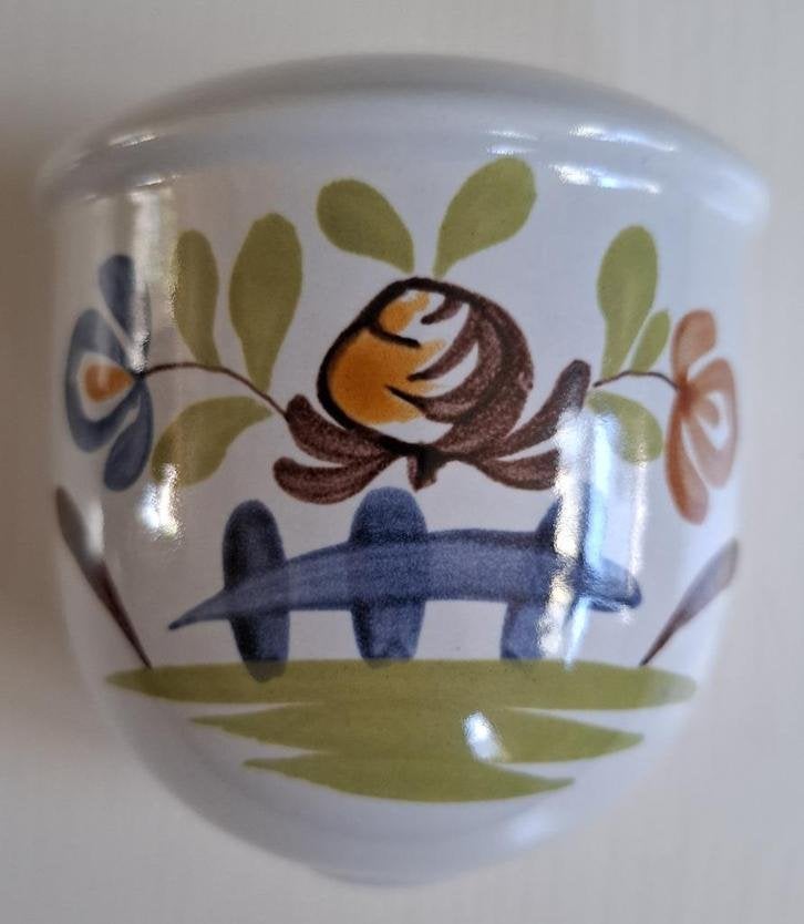 Vintage Franse keramieke binddraadhouder GF Fait Main, Ophalen of Verzenden