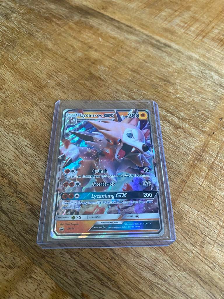 Lycanroc GX Pokémon Kaart SM14, Verzenden, Zo goed als nieuw, Losse kaart