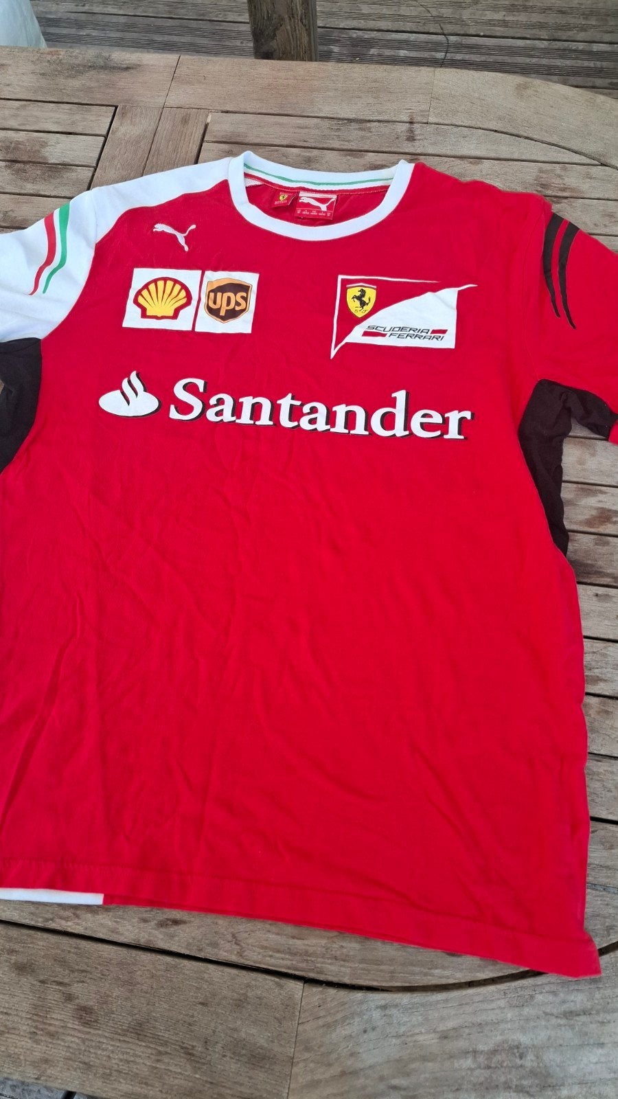 Origineel Scuderia Ferrari Puma Teamshirt – Nieuwstaat –, Maat M, Ophalen of Verzenden, Nieuw, Shirt