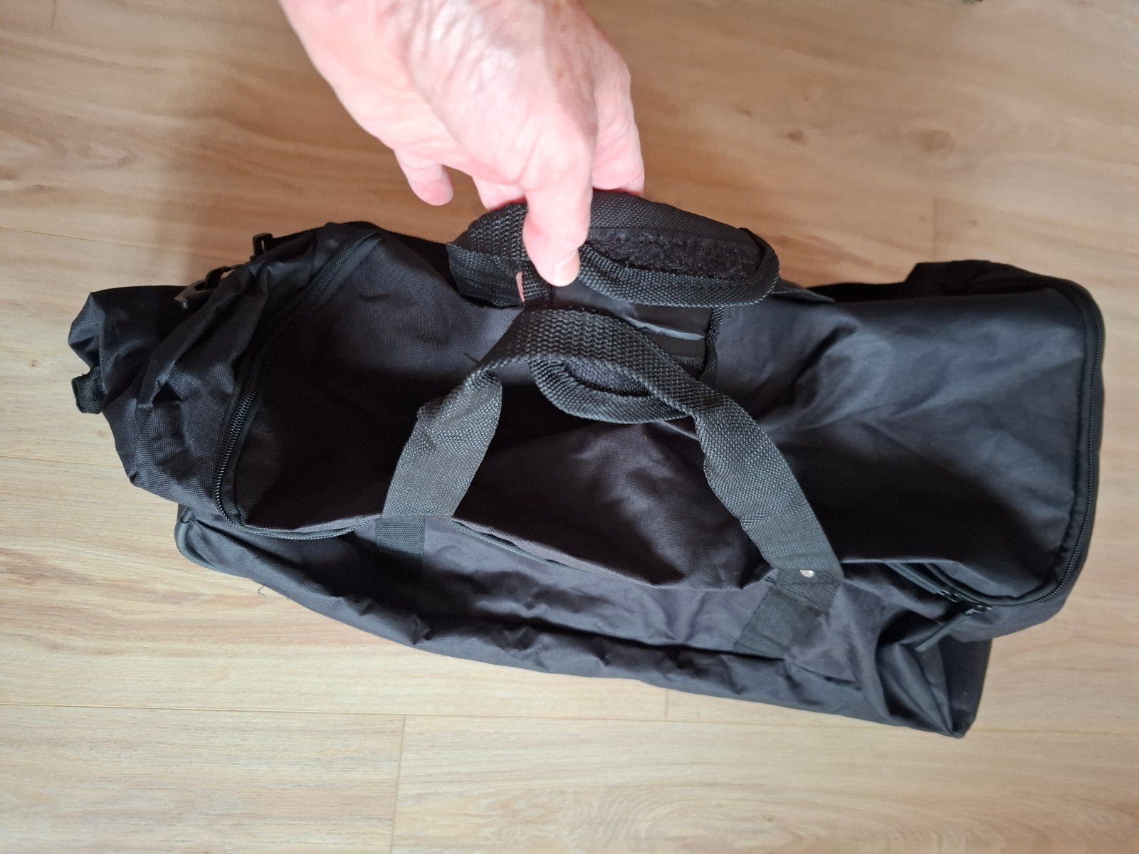 Reistas met wielen, opvouwbaar, Sieraden, Tassen en Uiterlijk, Tassen | Reistassen en Weekendtassen, Wieltjes, 30 cm of meer, Zwart