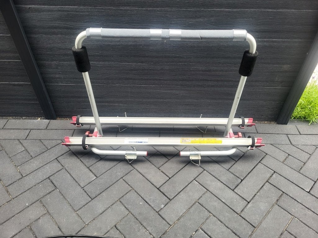 Fietsdrager caravan, Ophalen, Gebruikt