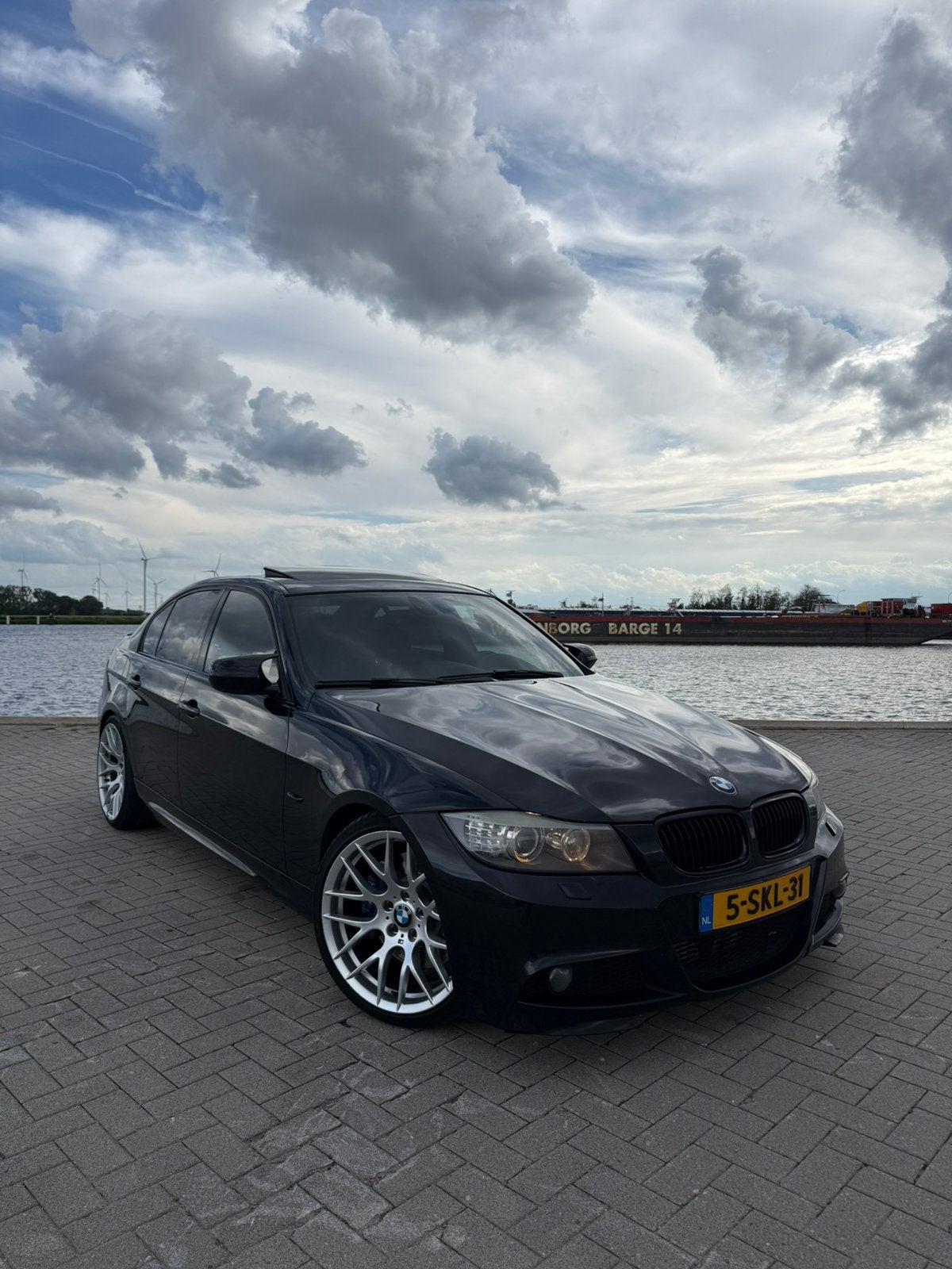 BMW E90 335d Edition M-sport | Full Option | 350 PK / 780NM, Automaat, 1800 kg, Zwart, 2993 cc
