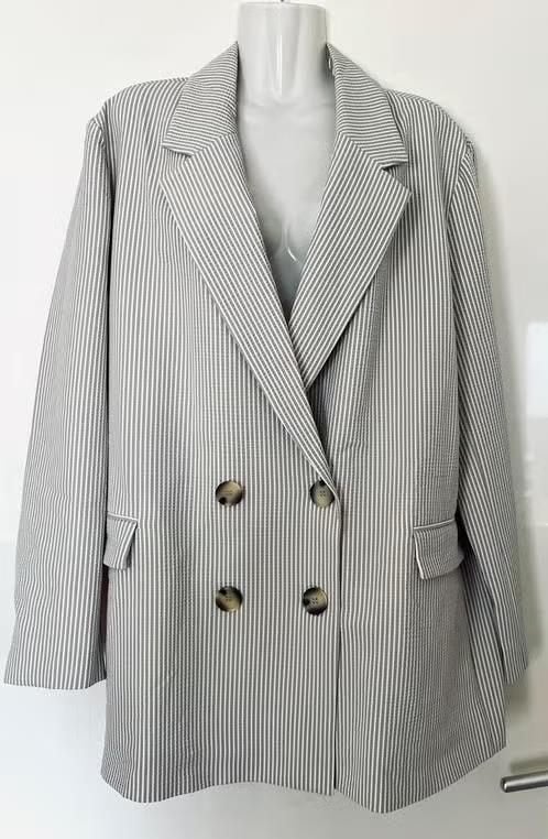 Zara gestreept colbert maat 44[dm]