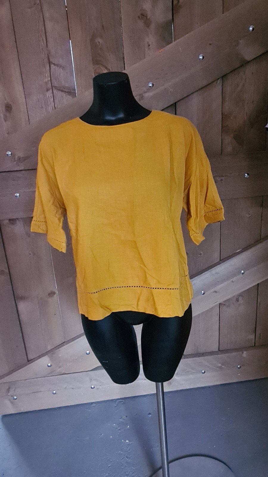 Essentiel Antwerp Geel T-shirt Maat 36, Geel, Ophalen of Verzenden, Zo goed als nieuw, Maat 36 (S)