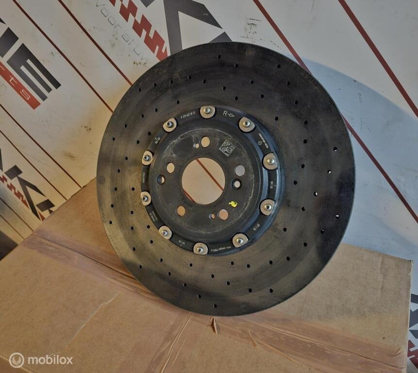 Mercedes AMG carbon keramisch Remschijf A2314211612, Gebruikt, Ophalen of Verzenden