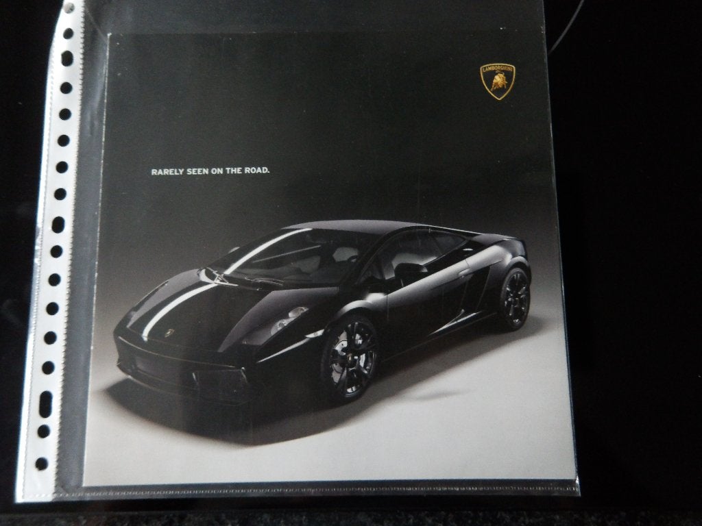 Lamborghini Gallardo Brochure - Zeldzaam op de weg, Lamborghini, Ophalen of Verzenden, Zo goed als nieuw, Overige merken