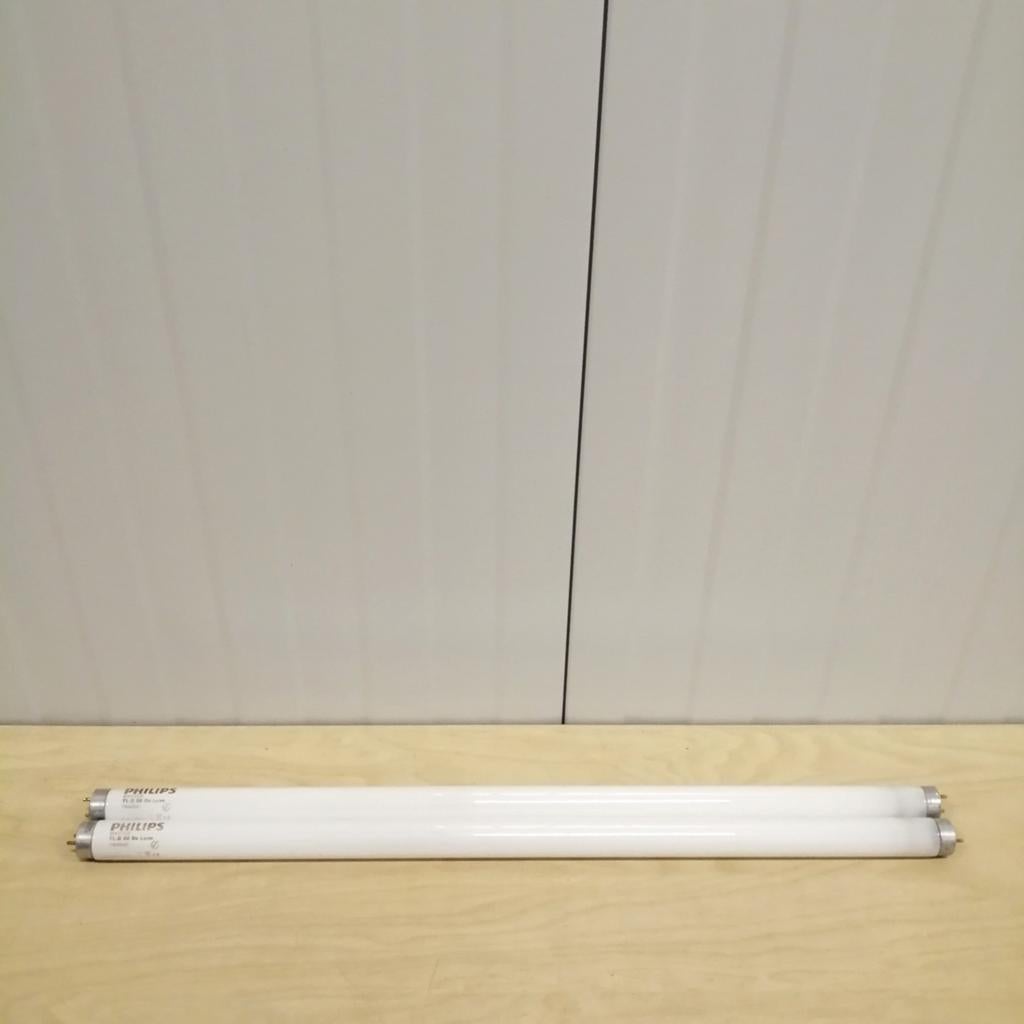 2x Philips Master TL-D 90 De Luxe - 18W/940 (Buizen), Led-lamp, ., Zo goed als nieuw, .