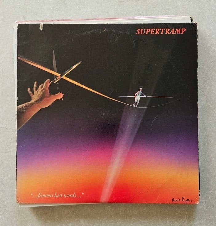 Supertramp - "...famous last words..." LP, Ophalen of Verzenden, Gebruikt, 12 inch, Progressive Rock