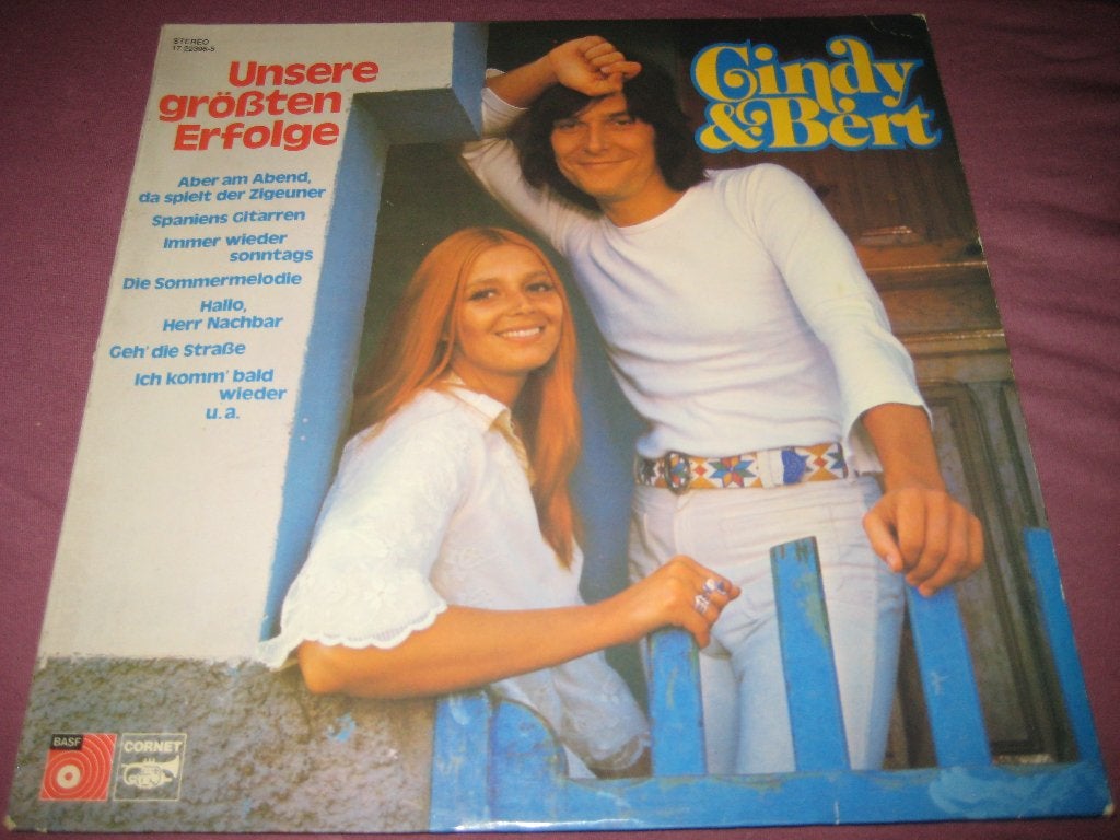 LP, Cindy + Bert: Unsere größten Erfolge, Ophalen of Verzenden, Zo goed als nieuw, 12 inch