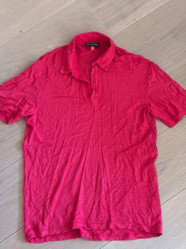 Linnen polo van de Mode Apotheek rood, Overige typen, Ophalen of Verzenden, Mode Apotheker, Gedragen