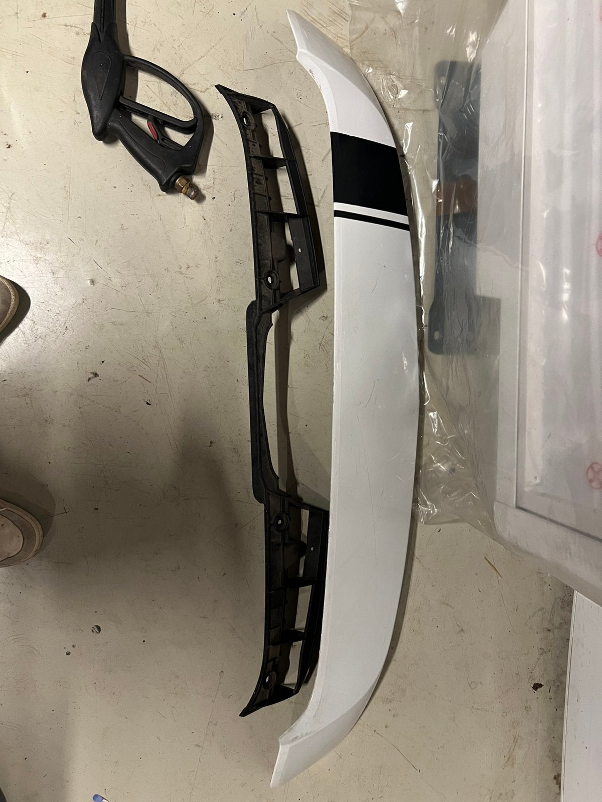 Opel Corsa D spoiler | OPC spoiler wit, Ophalen of Verzenden, Opel, Achterklep