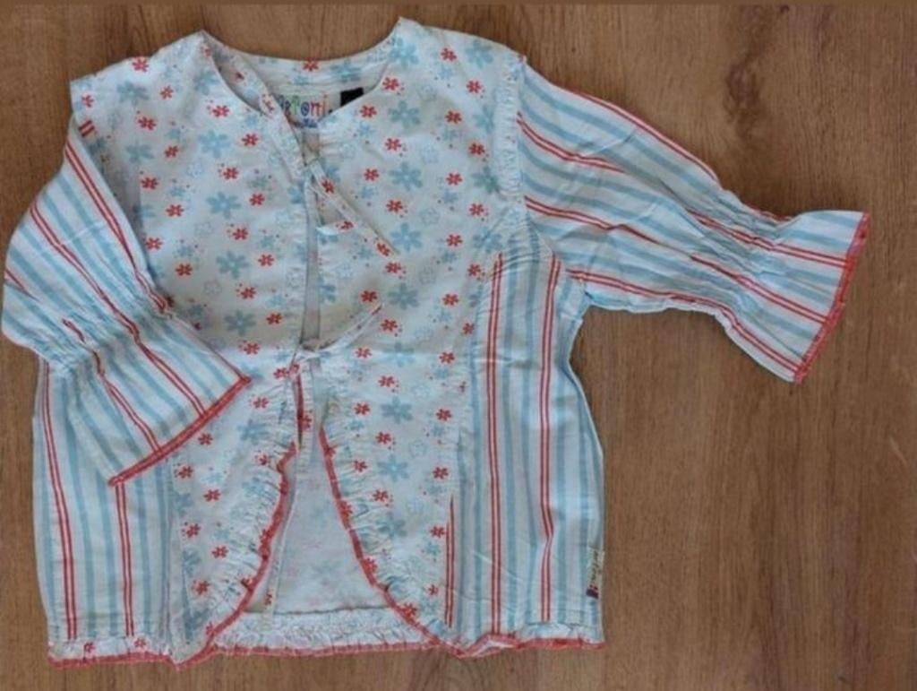 Blousje Villa Happ mt 104, Villa Happ, Meisje, Overhemd of Blouse, Ophalen of Verzenden