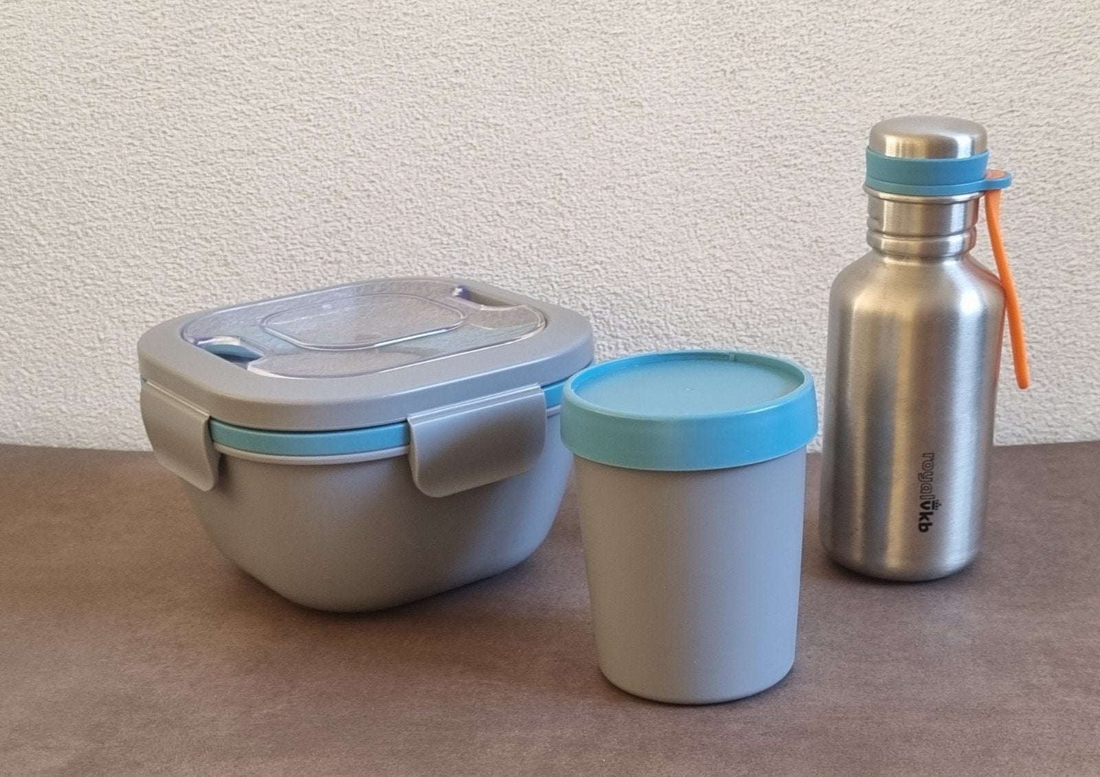 Saladebak - yoghurtbeker - thermosfles Royalvkb AH, Ophalen of Verzenden, Zo goed als nieuw