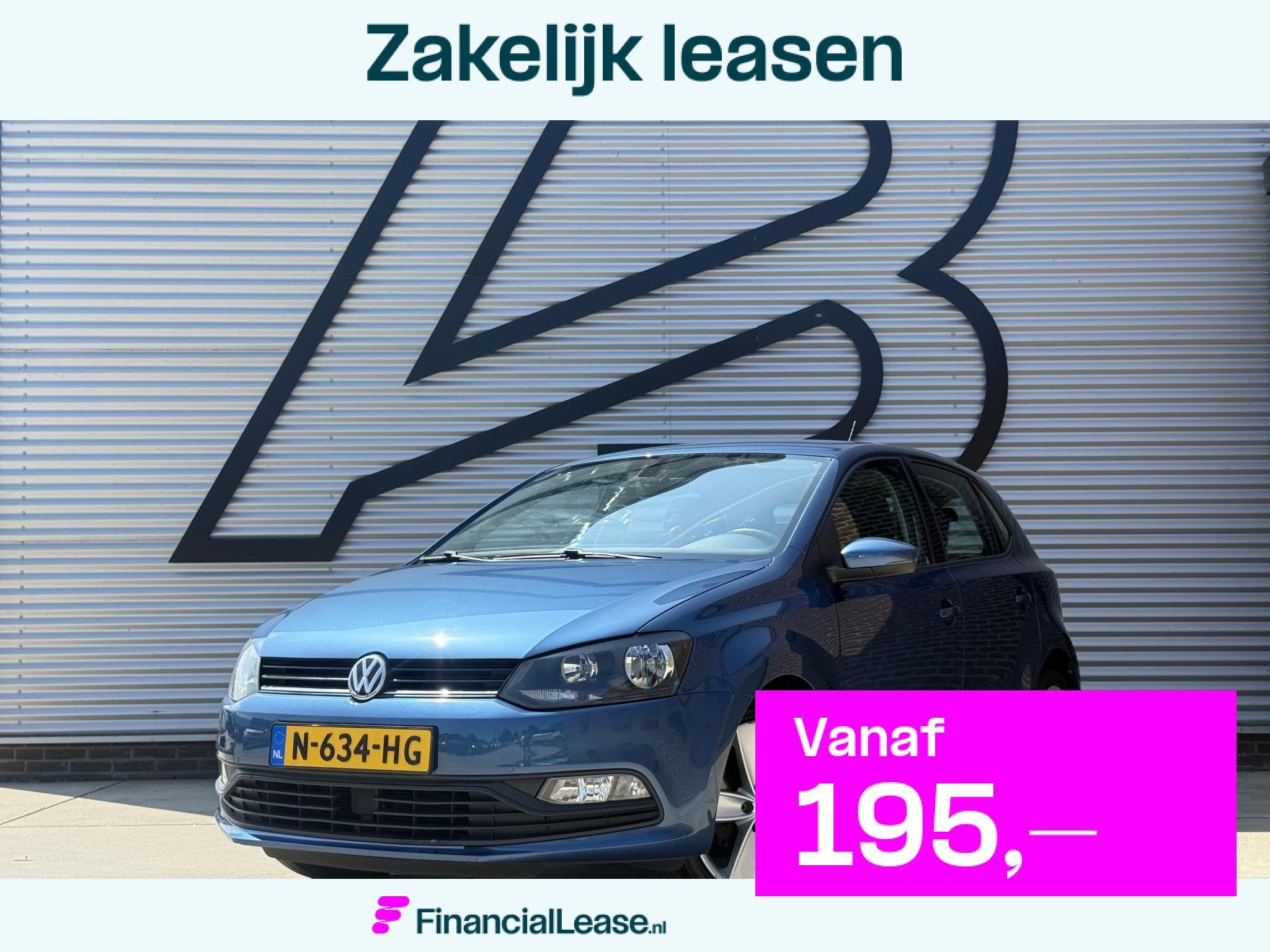 Volkswagen Polo 1.0 Comfortline Business R 1e Eigenaar|Navi|, Stof, Blauw, Bedrijf, Handgeschakeld