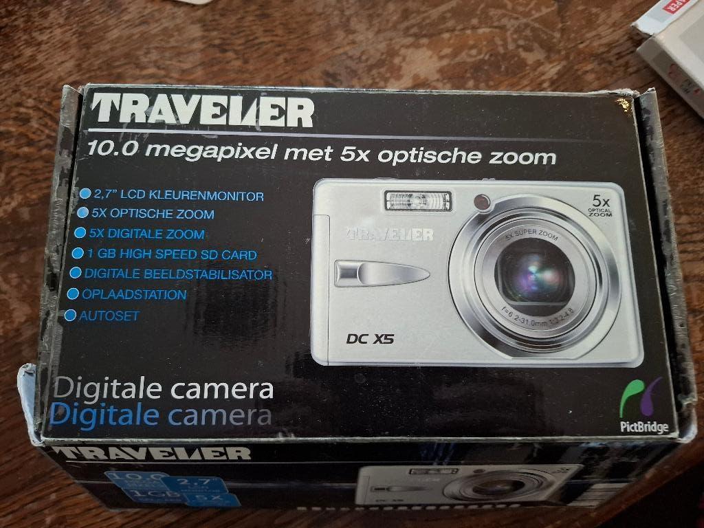 foto camera Traveller DC X5, Audio, Tv en Foto, Fotocamera's Digitaal, Verzenden, Zo goed als nieuw, Overige Merken, 8 keer of meer