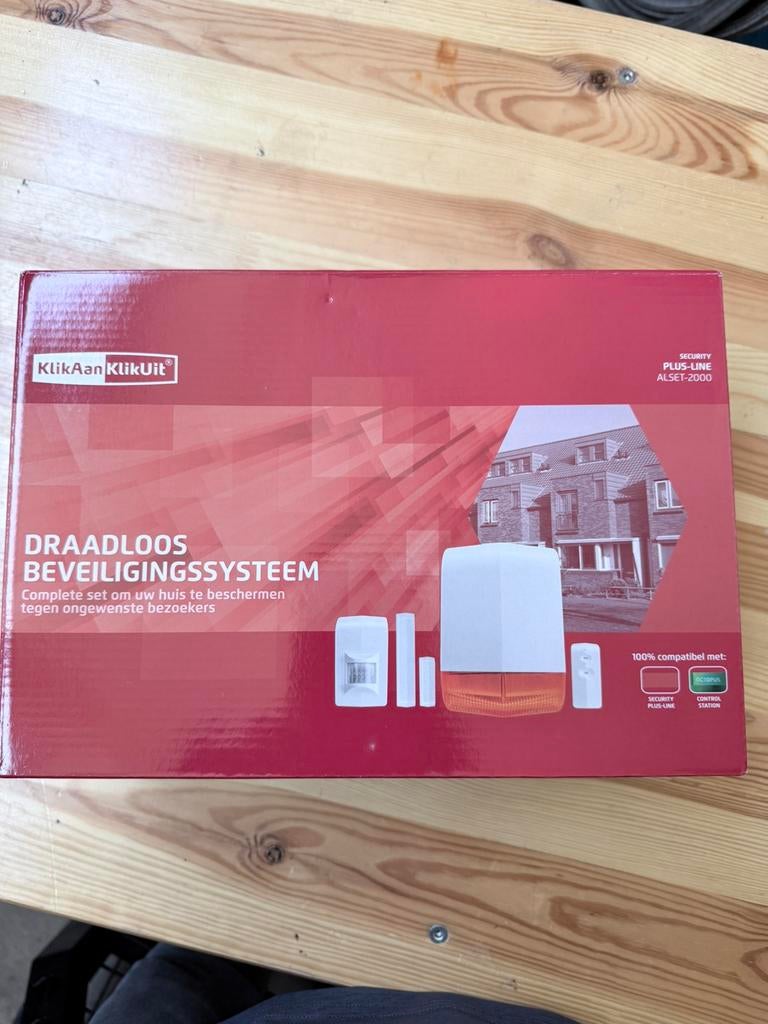 KlikAanKlikUit ALSET-2000 Draadloos Beveiligingssysteem, Beweging, Nieuw, Ophalen of Verzenden, Compleet systeem