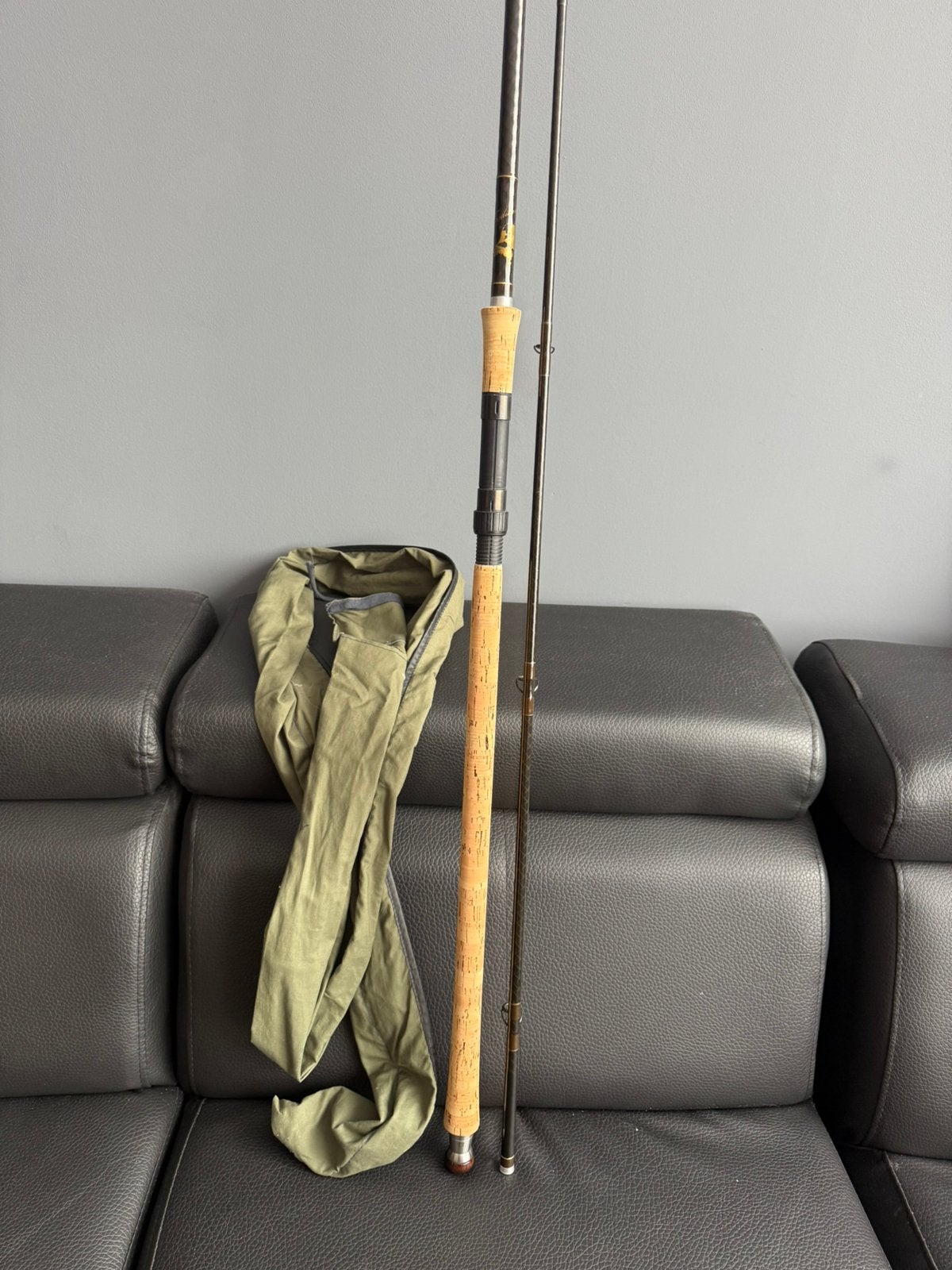 Ton Temming Traditional 12ft 2.00/2.25lb Unieke Stok !, Ophalen, Zo goed als nieuw, Werphengel