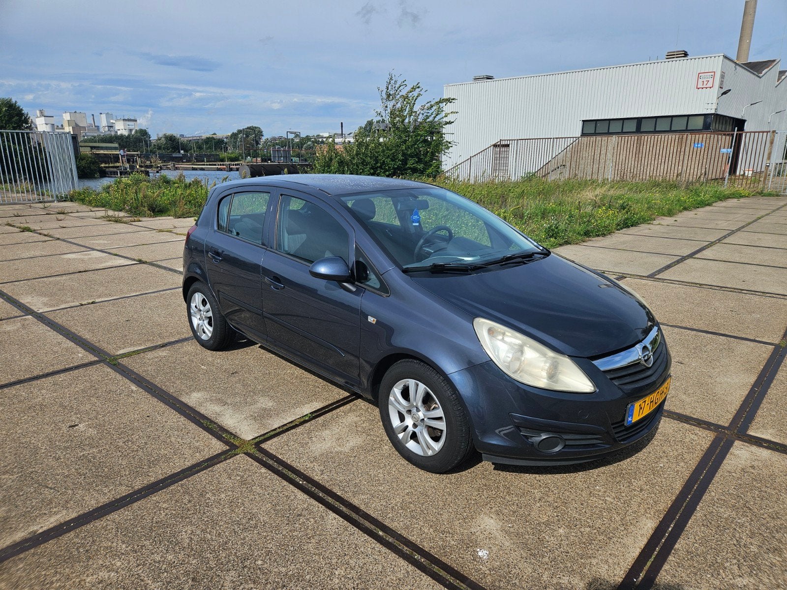 Opel Corsa 1.2 2007 Blauw, Auto's, Voorwielaandrijving, 4 cilinders, Blauw, 1229 cc