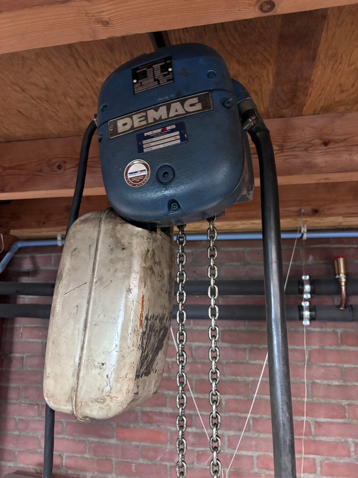 Demag kettingtakel 500 Kg, Ophalen, Gebruikt, Elektrisch