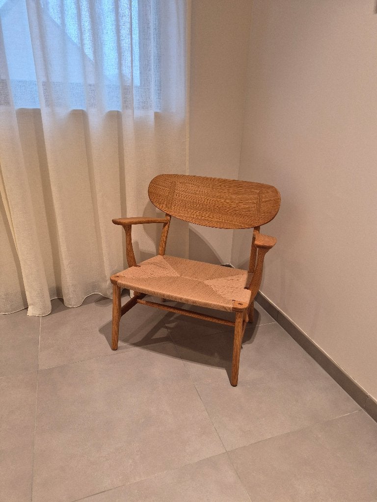 Carl hansen CH22 lounge, Ophalen, Minder dan 75 cm, Nieuw, 50 tot 75 cm