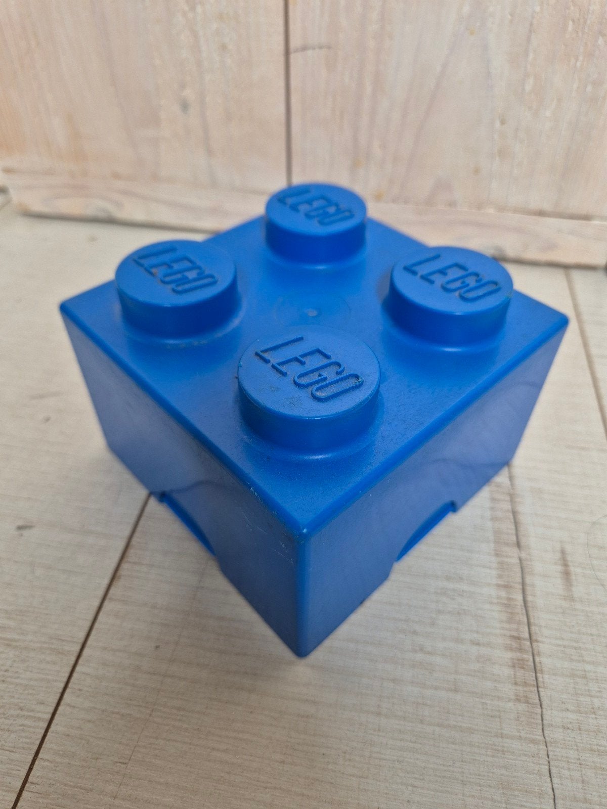 Blauwe Vintage/ RETRO lunchbox, Ophalen, Zo goed als nieuw
