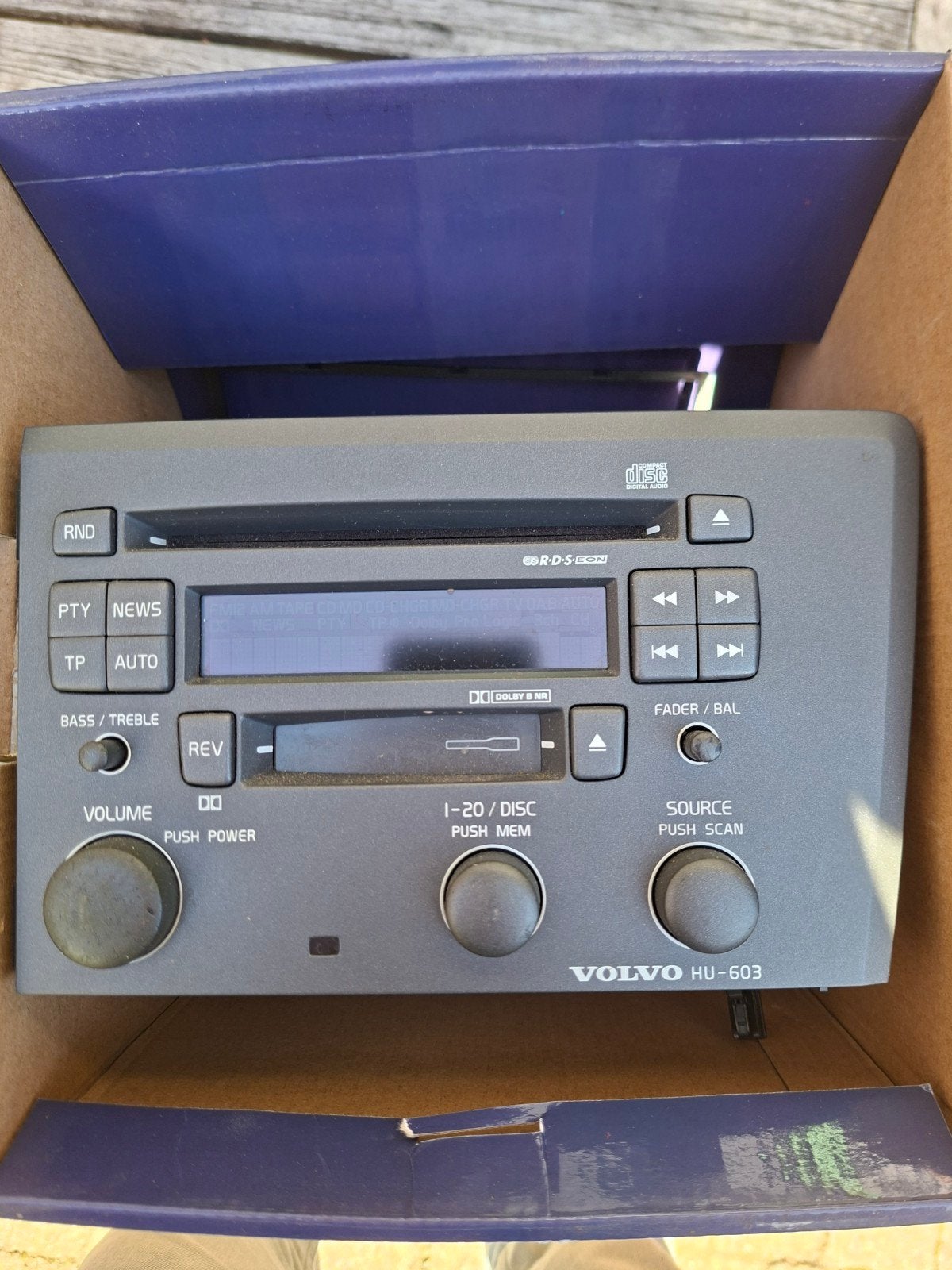 Volvo HU-603 Autoradio voor V70 (2001), Ophalen of Verzenden, Gebruikt