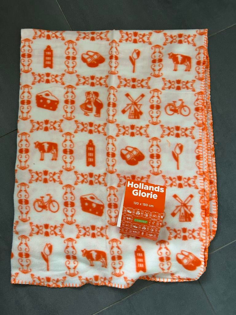 Hollands Glorie fleece deken - 120x150 cm - Nieuw, Huis en Inrichting, Ophalen of Verzenden, Nieuw