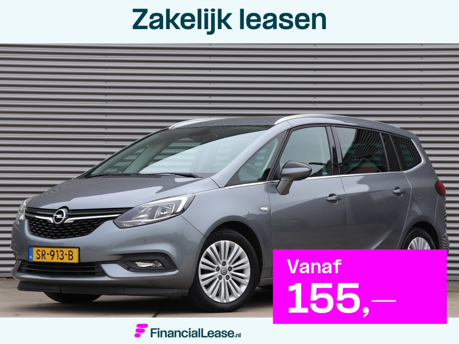 Opel Zafira 1.4 Turbo Online Edition 7 PERS. *Navigatie*Park, Stof, Gebruikt, 4 cilinders, 7 stoelen